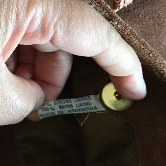 VINTAGE MARCEL COGNAC SUEDE & SNAKESKIN PURSE - Picture 5 of 8